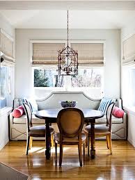 Mixing Things Up With A Long Sofa At The Kitchen Table Dining Room Seating Home Dining Nook