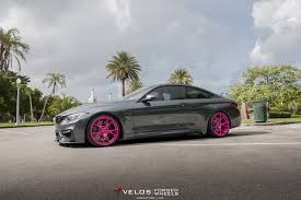 Pink ferrari show car ☆ girly cars for female drivers! Bmw M4 On Pink Wheels Poses For Breast Cancer Awareness Autoevolution