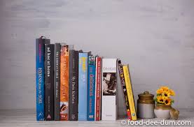 Bookshelf directly above kitchen sink. Cookbooks What S On My Bookshelf