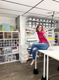 Large range of paper and cardstock, decoupage papers & glue Tour My Craft Room And Blog Studio Organized Ish