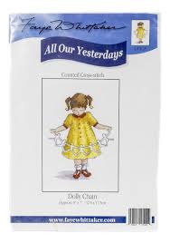 I haven't done cross stitch since i was a little kid. Faye Whittaker All Our Yesterdays Dolly Chain Cross Stitch Kit Range Mixed 25 X 15 X 2 Cm Buy Online In Grenada At Desertcart 61816454