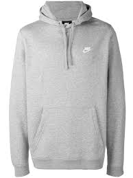 Black And White Nike Sweatshirt Nike Logo Embroidered Hoodie Grey Modesens Grey Nike Hoodie Grey Hoodie Embroidered Hoodie