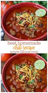 Beef Chili Recipe Homemade Chili Recipe Best Chili Recipe Chili Recipes