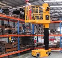 Equipmax-mástil Vertical autopropulsado, elevador con un mástil y 4,8  metros de altura de plataforma