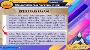 Ketika itu, palembang telah dikuasai oleh kerajaan majapahit. Topik 07 Kesultanan Melayu Pahang Perak Terengganu Dan Selangor Jom Tuisyen
