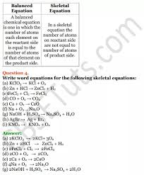 Selina Concise Chemistry Class 7 Icse Solutions Chapter 5 Language Of Chemistry Cbse Tuts Https Www Cbsetuts Co Chemistry Class Chemistry Chemical Equation