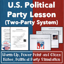 Check spelling or type a new query. Political Parties Two Party System Warm Up Lecture Notes And Simulation