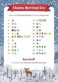 Christmas Movie Emoji Quiz Download Our Free Printable Festive Game Great For Christmas Day Fa Printable Christmas Games Free Christmas Movies Emoji Quiz