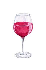 Watercolor Red Wine Clipart Glass And Bottle Png Illustrations Instant Download Clip Art Watercolor Red Wine