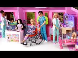 Barbie Doctor Doll Childrens Hospital Toy With Bedroom Nurse Station Youtube Childrens Hospital Barbie Doll House Barbie