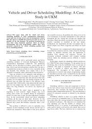 Lauschke a, teichgraber ukm, frei u, eckardt ku (2006) 'low‐dose' dopamine worsens renal perfusion in patients with acute renal biomed rep 2015; Pdf Vehicle And Driver Scheduling Modelling A Case Study In Ukm