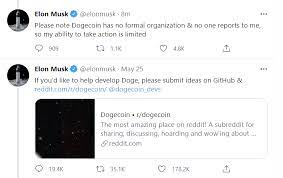 Well, actually, his mom did. Elon Musk Tsla Head Tweets On Dogecoin