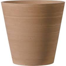 Pot Terre Cuite Deroma Diam 60 X H 53 4 Cm Terre Cuite Claire Pot De Fleurs Pots Pot En Terre Cuite