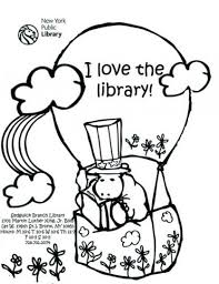 I love my library coloring page that you can customize and print for kids. July Is Near The New York Public Library