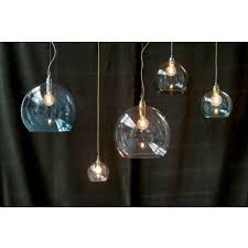 Modern mini glasspendantlight lamp indoor decor nordic lighting. Smokey Grey Glass Pendant Light With Long Silver Braided Cable