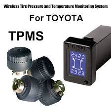 Wireless Tire Pressure Monitoring System Car Tpms For Toyota With 4pcs External Sensor Tire Pressure Monitoring System Toyota Wireless