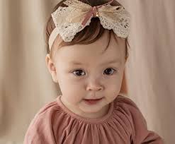 Happy Prince Korean Grace Lace Bow Baby Girl Hair Band