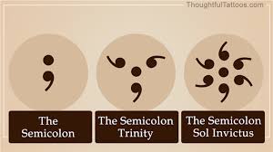 It is used between two main clauses that balance each other out and are too closely related to be separated into separate sentences. Incredibly Cute And Inspiring Semicolon Tattoo Designs Thoughtful Tattoos
