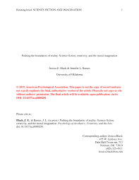 An example of irony in a figure of speech is the following. Pdf Pushing The Boundaries Of Reality Science Fiction Creativity And The Moral Imagination