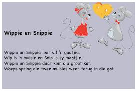 Wippie En Snippie Kinderrympies In Afrikaans Preschool Songs School Songs Kids Songs