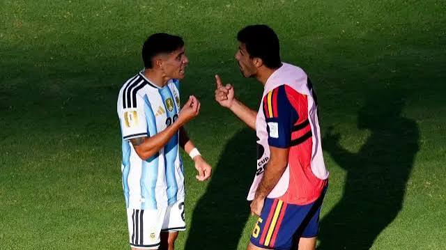 Quién es Nahuel Molina, el jugador que inició la pelea en la final del Mundial España-Argentina