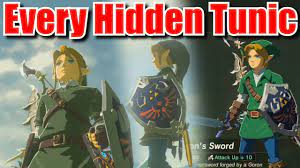 Fastest Way to Unlock Every Green Tunic - Zelda Breath of the Wild Tips and  Tricks - YouTube