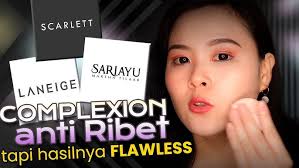 Complexion Makeup Madame Gie, Scarlett & Marshwillow : Makeup Pakai Serum  tanpa Foundation