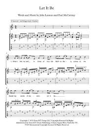 Let it be è una ballata rock del gruppo britannico the beatles, pubblicata il 6 marzo 1970 dall'etichetta discografica apple records. Let It Be By Beatles Classical Guitar Solo Score Let It Be By John Lennon The Beatles And Paul Mccartney Spartiti Musicali Chitarra Acustica Teoria Musicale