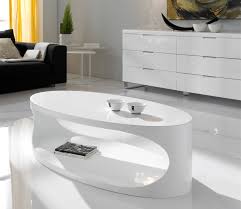 Très esthétique, vous en trouverez de différentes tailles et pour tous les goûts ! Table De Salon Ovale Blanc Laque Design Pori