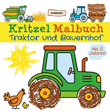 Malvorlage bauernhof 2019 prickelbilder vorlagen. Kritzel Malbuch Traktor Und Bauernhof Ab 2 Jahren Fahrzeuge Und Tiere Zum Kreativen Kritzeln Und Ausmalen Amazon De Sammabu Edition Bucher