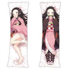 Amazon.com: Kamado Nezuko Body Pillowcase 105cmx40cm(41.3inx15.7in)  Japanese Textile & Smooth Knit Double-Sided Japanese Anime Manga Throw  Pillow Cover Home Decor : Home & Kitchen
