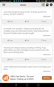 Cheating Quotes For Android Apk Download
