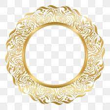 Decorative Ornament Frame With Traditional Shape Fish Chinese Style Gold Royal Background Vector Png Transparent Clipart Image And Psd File For Free Download Ornament Frame Black And Gold Invitations Vintage Photo