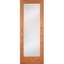 Feather River Doors 36 In X 80 In 1 Lite Unfinished Oak Privacy Woodgrain Interior Door Slab On15013068e680 Oak Interior Doors Doors Interior Slab Door