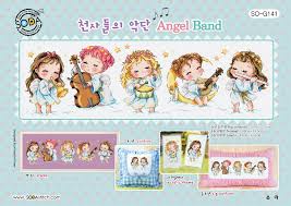 so g141 a angel band cross stitch chart