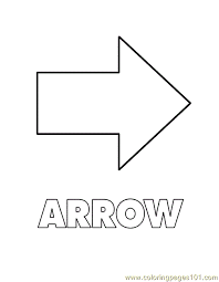 This craft also provides an ideal opportunity to practice colour and shape vocabulary. Arrow Shape Coloring Page For Kids Free Shapes Printable Coloring Pages Online For Kids Coloringpages101 Com Coloring Pages For Kids