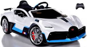 Bugatti Divo Ride On Car W Rubber Tires Leather Seat White In 2021 Rubber Tires Kids Ride On Bugatti
