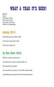 New Year S Eve Printable Worksheet Project For Couples Or Families New Year S Resolutions And Go New Year S Eve Activities New Years Eve New Years Traditions