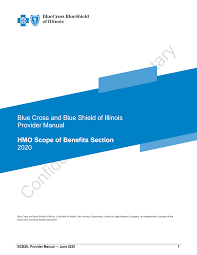 Https Www Bcbsil Com Pdf Standards Manual Hmo Scope Of Benefits Pdf