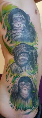 ничего не вижу ничего не слышу ничего не говорю тату Les Singes De La Sagesse Tattoo Realise Par Aurelien Trois Singes De La Sagesse Singes De La Sagesse Tatouage Singe