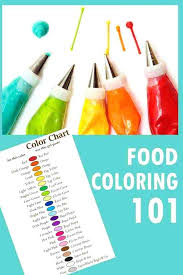 Dying Easter Eggs With Food Coloring Chart Nicolecreations