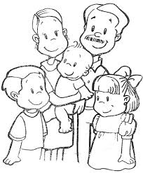 El 15 de mayo se celebra el día internacional de la familia en todo el mundo por la lucha a favor de la unión familiar y contra la pobreza de muchas familias. La Familia Dibujos Para Colorear De La Familia