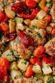 Brown it on the stove, throw it in the oven, and (im)patiently wait for it to bake. Mediterranean Chicken Thighs The Woks Of Life