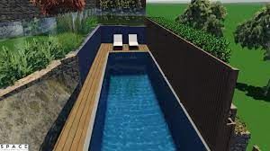 Even if you don't have space for a full pool in your backyard, you may still be able to get in a good aquatic workout by putting in an inground lap pool. Backyard Lap Pool Youtube