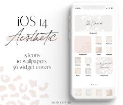 Ios 14 Aesthetic White Leopard App Icons Widget Images Blush Created In 2020 App Icon Iphone Apps Iphone Screen