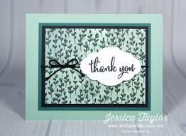 Say a special thank you with cards that look and feel unique. Easy Thank You Card Ideas Ink It Up With Jessica Card Making Ideas Stamping Techniques