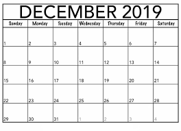 Printable December 2019 Calendar Template 12 Month Printable Calendar Monthly Calendar Printable Calendar Printables September Calendar