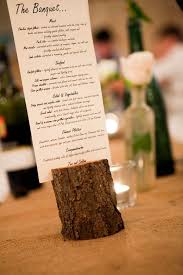 Glen Ewin Estate Wedding By James Field Menu Holders Restaurant Menu Design Wood Menu