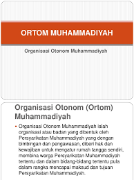Hasil gambar untuk ortom muhammadiyah