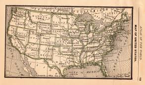 Record your travel adventures across the united states with our personalized vintage usa travel map with handmade in the usa, this map makes a wonderful travel gift for the explorer in your life. 1888 Antique United States Map Miniature Vintage Usa Map Of Etsy United States Map Vintage Usa Map United States Wall Art